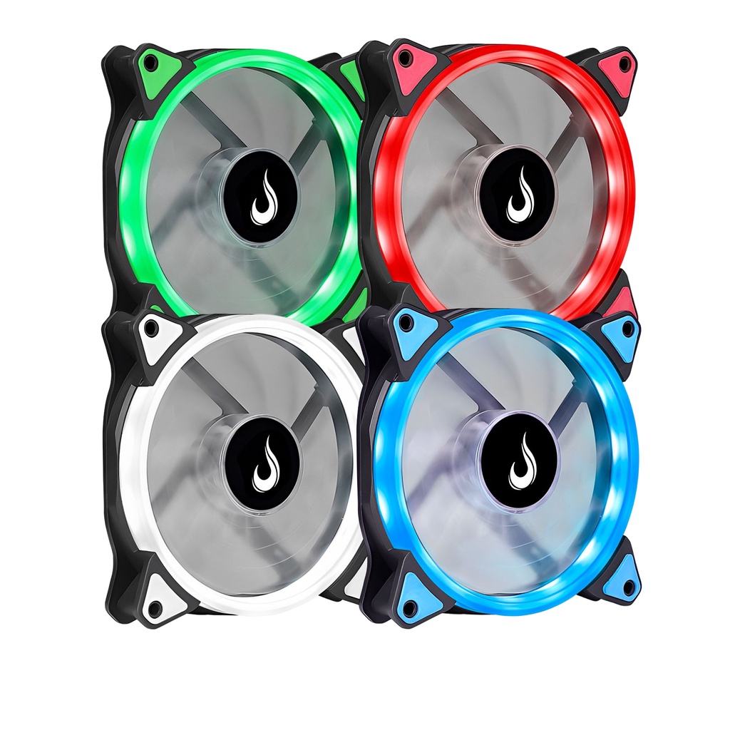 Cooler Fan Ventoinha Para PC Gabinete Gamer Rise Mode Galaxy G1 120mm LED