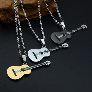 Colar Pingente Música Violão Acústico Aço Inoxidável 60cm em Oferta na Shopee