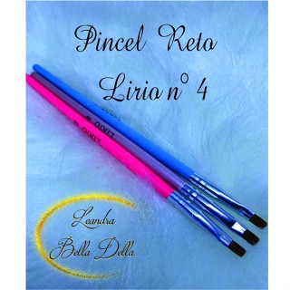 Pincel Lirio Reto #4 em Oferta na Shopee