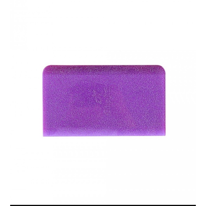 Espátula RASPADORA Nº2 ROXO C/ GLÍTER Shine Blue Star para manuseio de pastas e massas de bolo - Home & Living