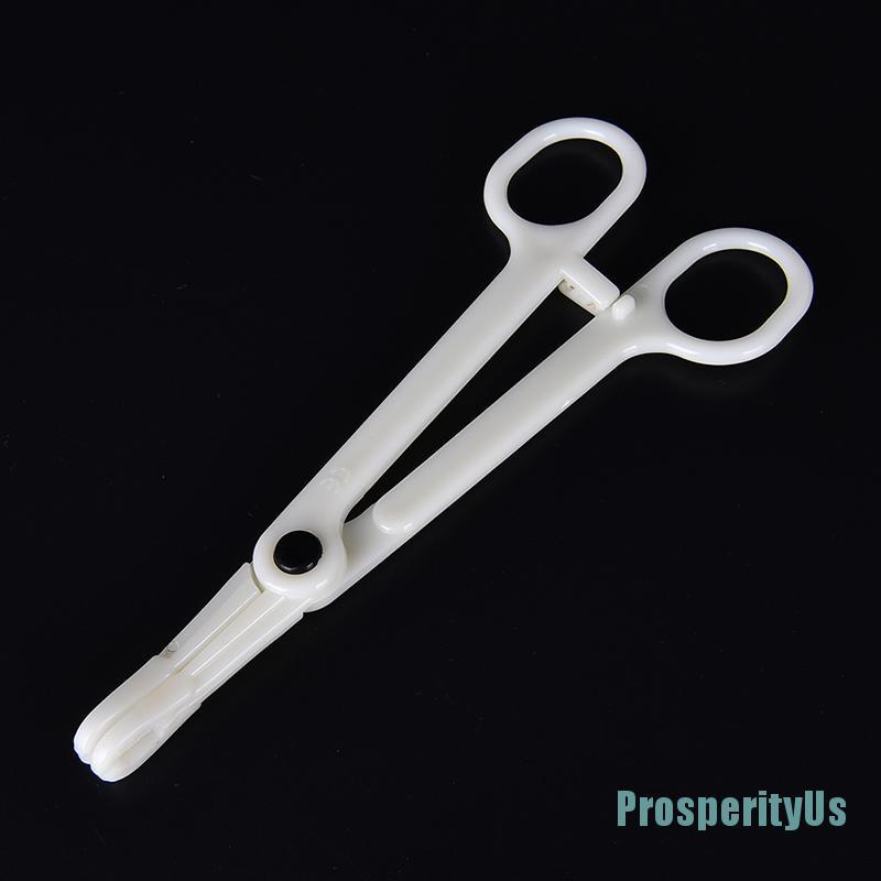 Detalhes do Pinça Piercing Descartável De 1 Unidade Com Slot Redondo JB