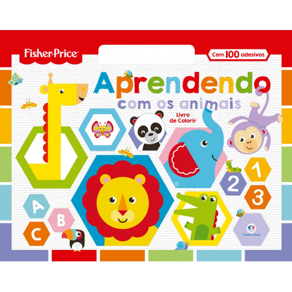 Livro - Fisher-Price - Aprendendo com os animais em Oferta na Shopee