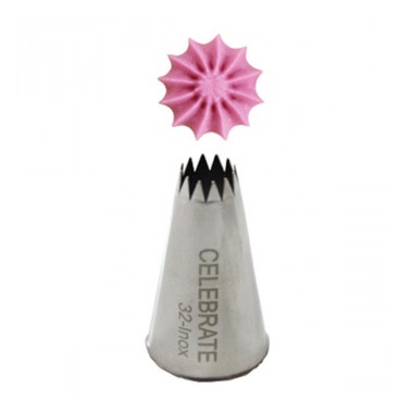 Bico de confeitar inox nº 32 wilton