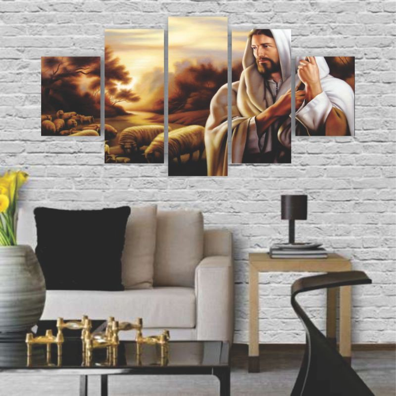 Quadros Decorativos Jesus Bom Pastor Sala Quarto!! RCC DECORAÇÕES.