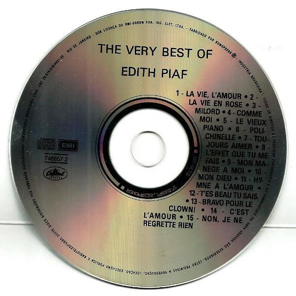 613 Mcd- CD Original 1991- Edith Piaf- The Best Of