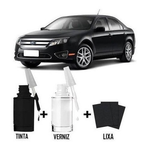 Tinta Tira Risco Automotivo Ford Fusion Preto