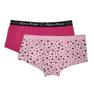 Kit 5 Cueca Boxer Feminina Adulto Em Algodão Muito Confortavel em Oferta na Shopee