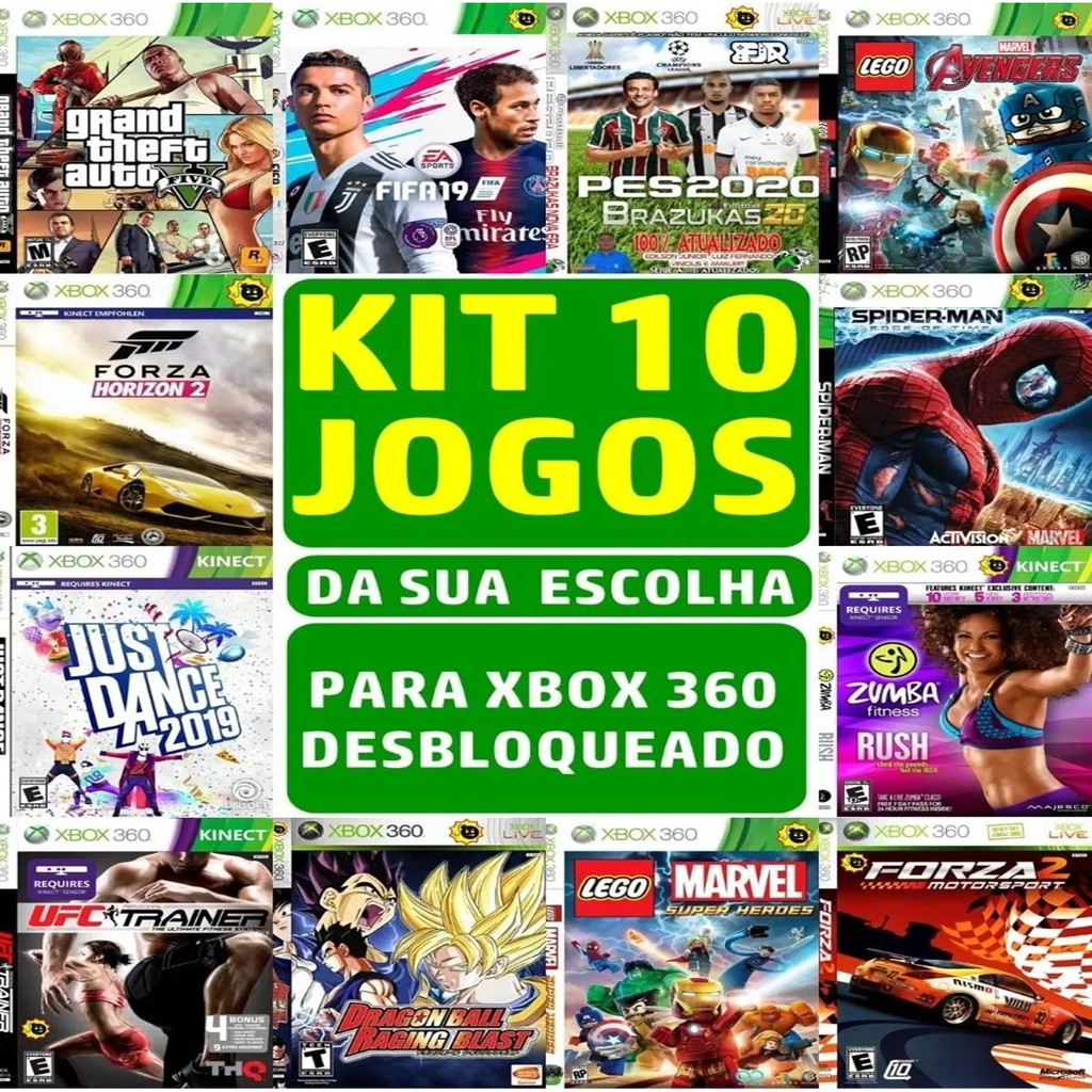 Kit Jogos A Sua Escolha Xbox 360 Shopee Brasil