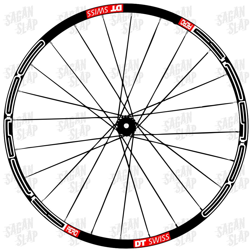 DT SWISS R1900 Adesivo Largura 2cm Decalque Aro mtb downhill roadbike 26 27.5 29 700c