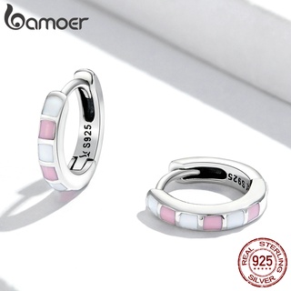 1 Par Bamoer 925 Fivelas De Orelha Simples Confira Fashion/Joias/Presentes Para Mulheres SCE1372