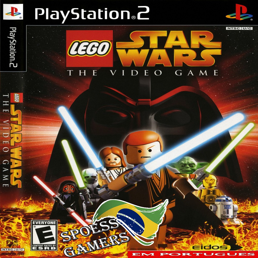 Lego Ps2 Star Wars 1 The Video Game Ptbr Shopee Brasil