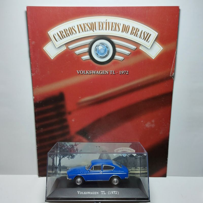 Volkswagen TL 1972 Carros Inesquecíveis do Brasil 1/43