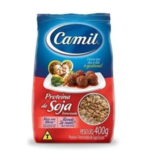 Proteína De Soja Texturizada Camil 400g em Oferta na Shopee