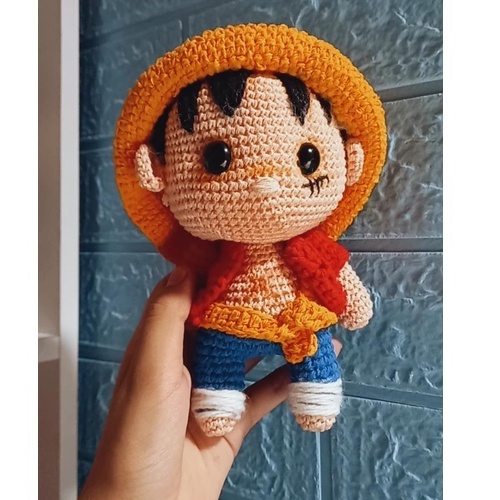 Boneco Luffy Amigurumi: Onde Comprar | BuscaProdutos