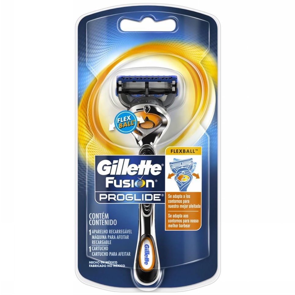 barbeador gillette fusion 6 laminas