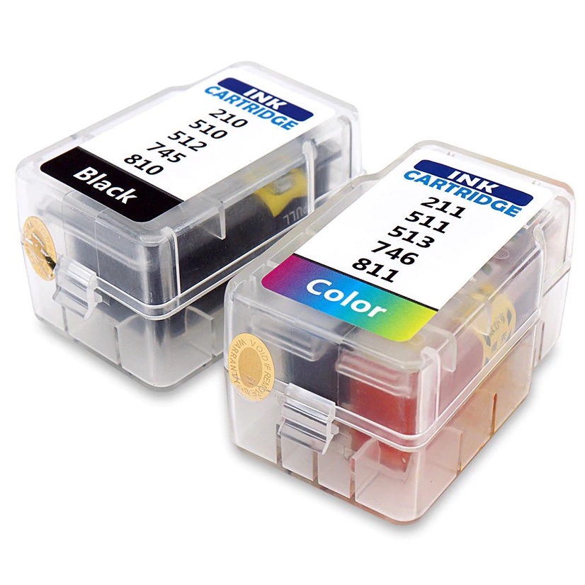 Cartucho Recarregável Alto Rendimento XL PG44 20 ML CL-54 18 ML compatível com impressoras E401 E461 E481 E4210