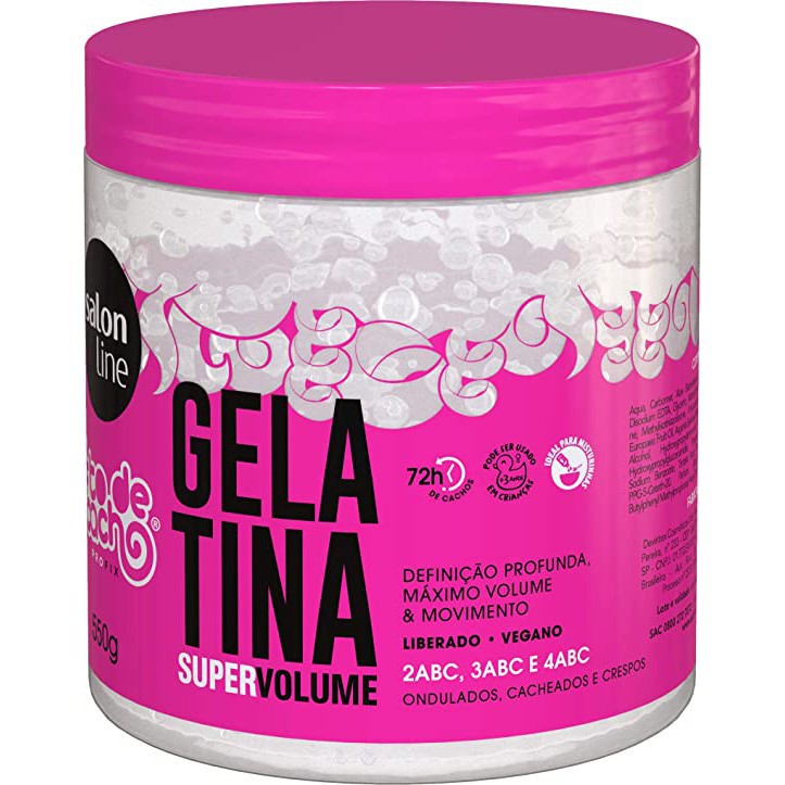 Gelatina Para Cabelos Cacheados Gel Mix Salon Line To De Cachos 550g Shopee Brasil