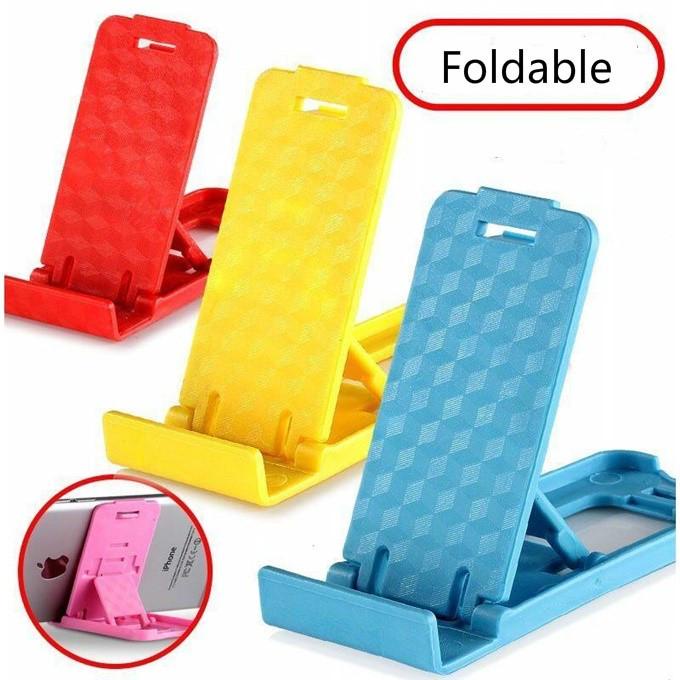 Portable Plastic Desk Foldable Phone Holder/Multi-angle Adjustment Table Tablet Stand / Cellphone Stand Holder