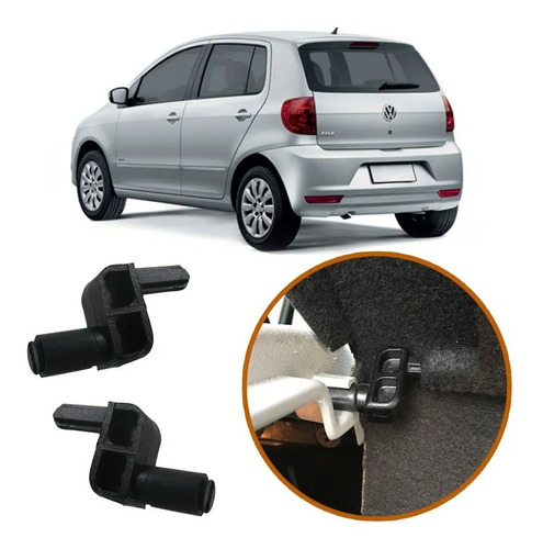 Par Pinos Tampão Traseiro Bagagito Gol Fox Crossfox Spacefox