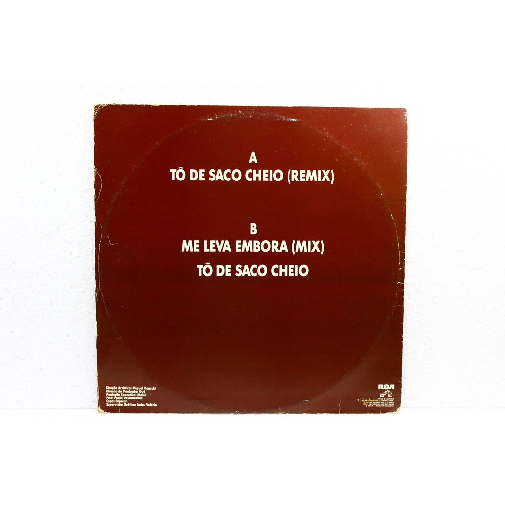 Lp Vinil - Garotos da Rua - Single To de Saco Cheio