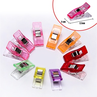Clips Pequeno - 10 Unidades, Pregador Ou Grampo Para Costura Quilting/Patchwork/Scrapbook - Colorido em Oferta na Shopee