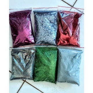 Glitter de Poliester 1 kg Cores diversas Fino Unhas Calçados Resina (1*foto são todas as cores disponíveis)