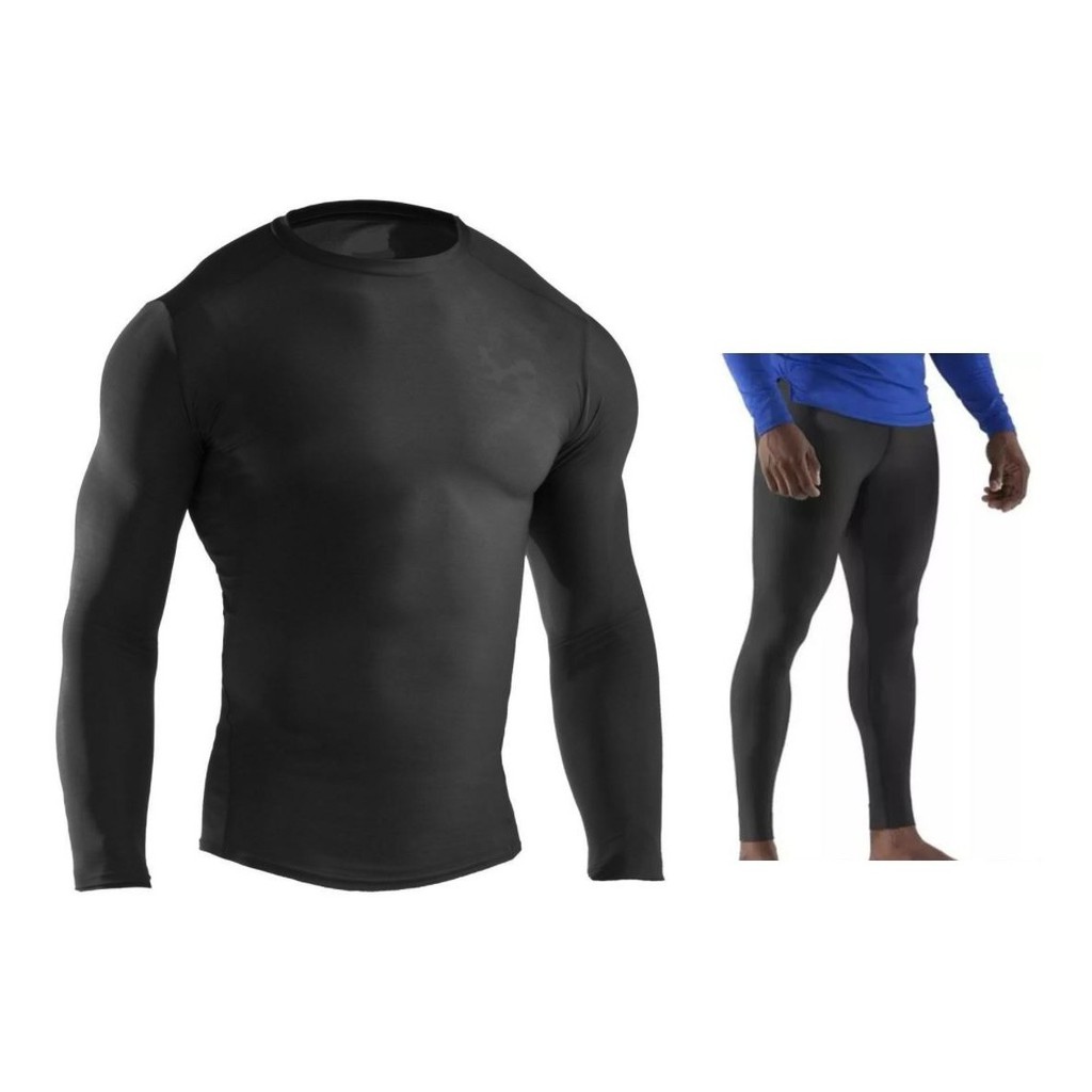 Conjunto Rash Guard Térmico Mma/jiujitsu Fps 50 Shopee Brasil