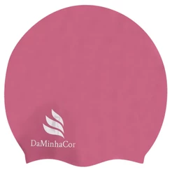 Touca de Natação Afro M Daminhacor Rosa