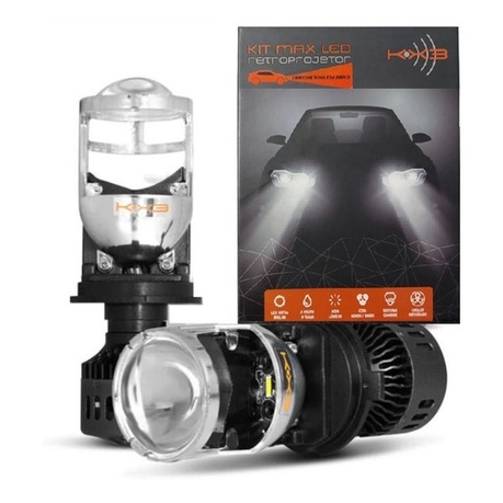 Lâmpada De Led Mini Projetor Canhão 16.000 Lms Conector H16