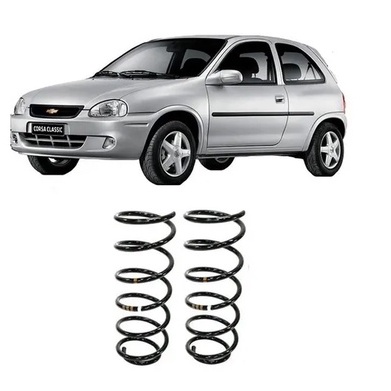 2 Molas Dianteira Corsa Super 94 95 96 97 98 99 2000 01 02