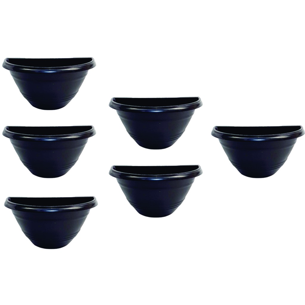 6 vasos de parede vaso de 1 litro vaso plástico de parede vaso para parede vaso para jardim vertical vaso de parece meia