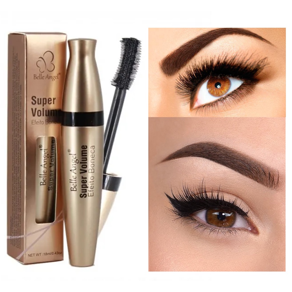 Rímel máscara de cílios super volume Efeito Boneca Belle Angel o rímel mais vendido da Belle Angel …