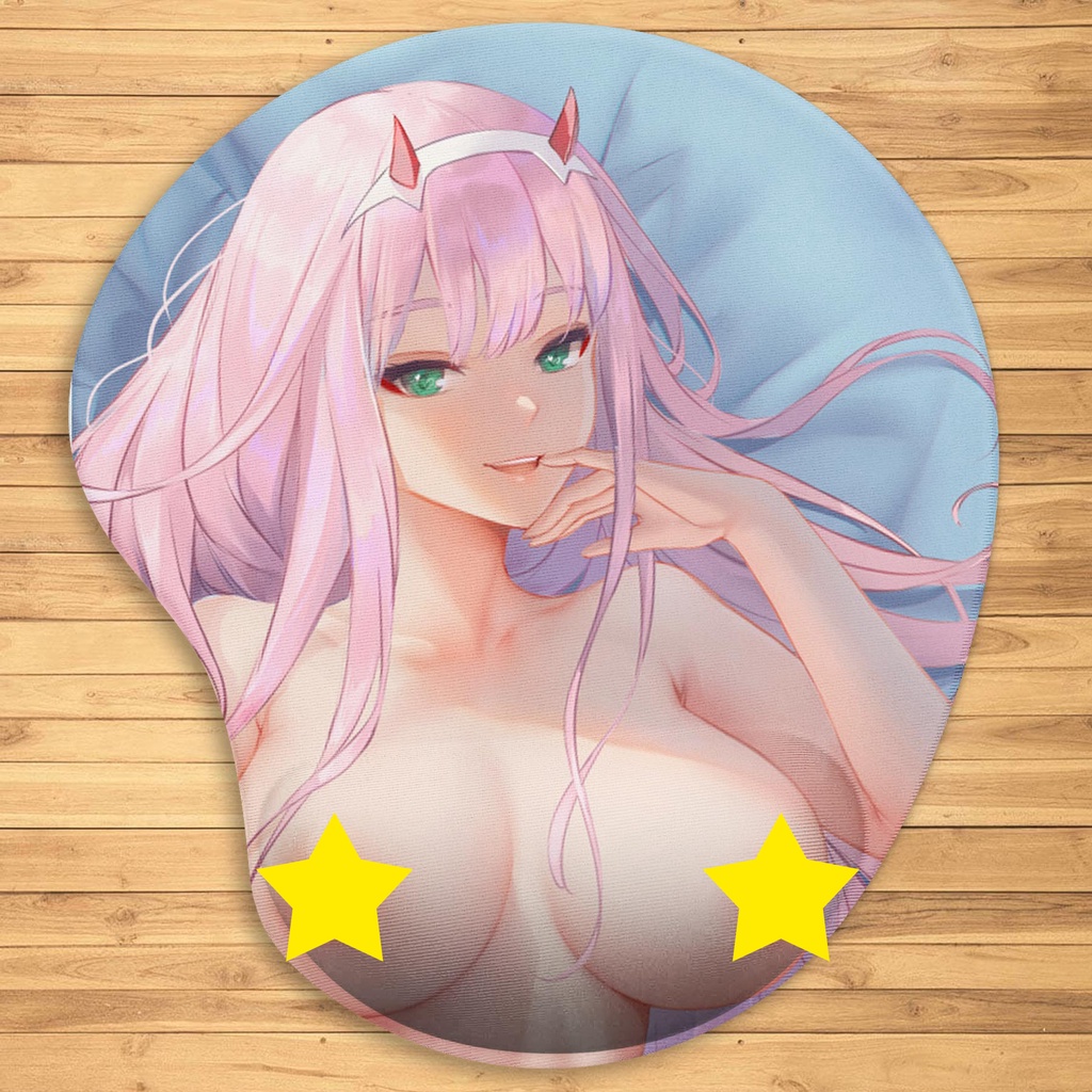 Mouse Pad Peitos Zero Two - Darling in the FranXX - Hentai