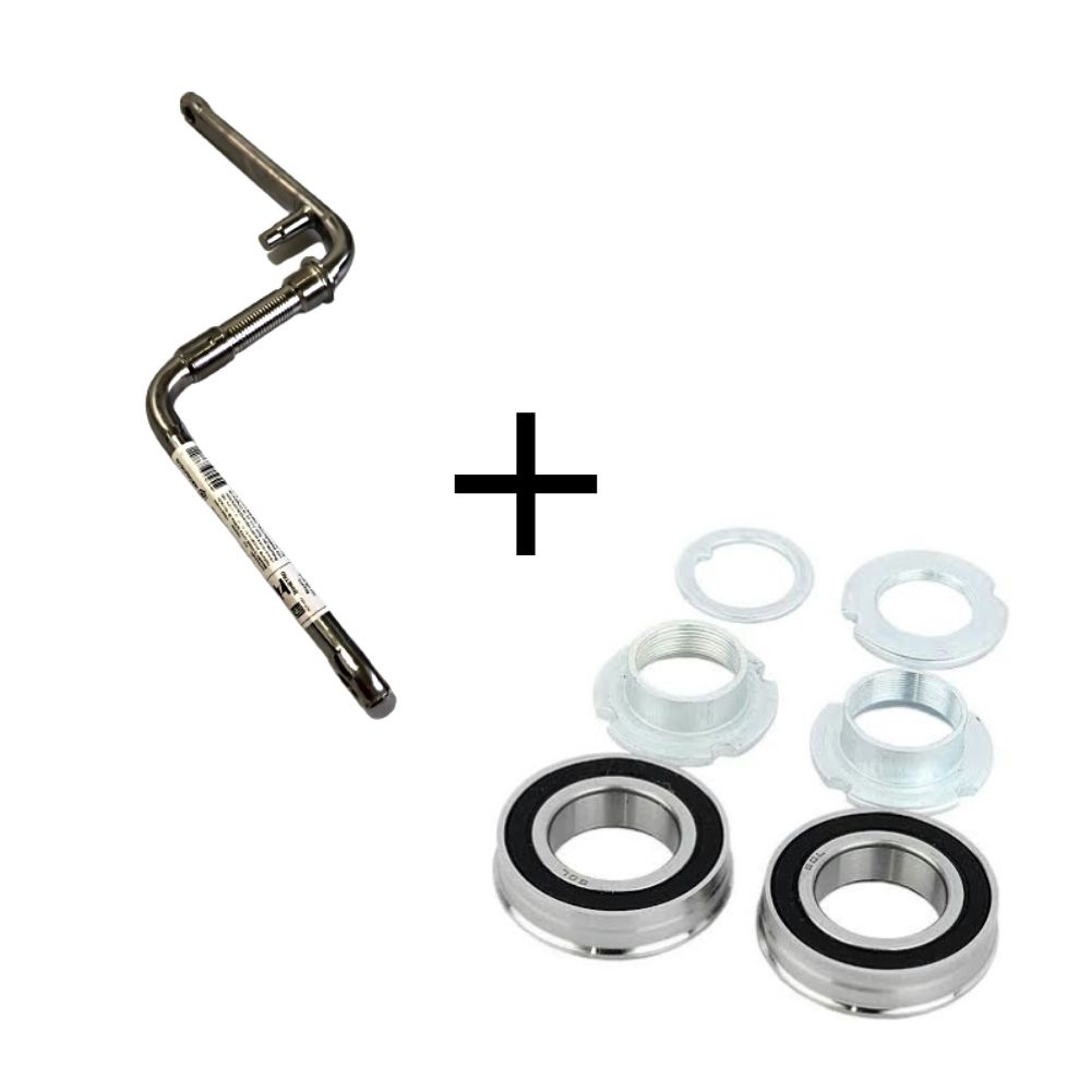 Kit Pedivela Monobloco Resistente+ Caixa de Rolamento 45mm Grossa ...
