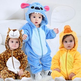 Blue Stitch Baby Romper Infant One Piece Jumpsuit Cute Animals Party Home Wear Onesie Baby Costumes Birthday Present em Oferta na Shopee