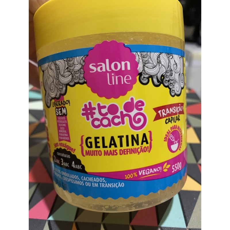 Gelatina De Definicao Salon Line Transicao Capilar Shopee Brasil