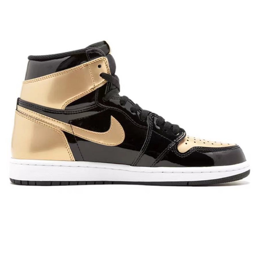 all gold nike high tops