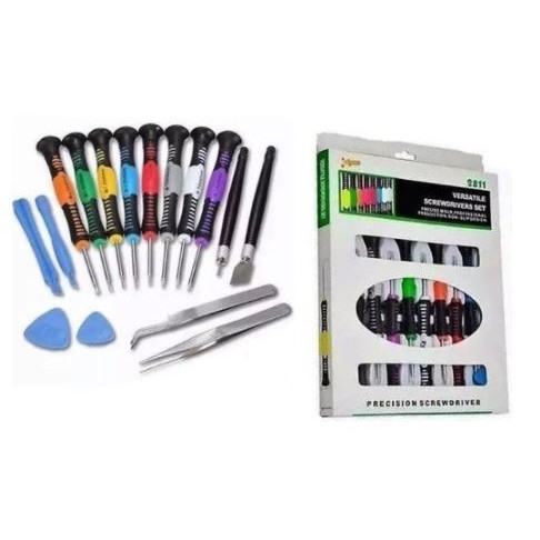 Kit 16 peças Chaves Ferramenta para Manutenção Abrir Celular Precisão Espátula Pinça - Tablet de qualquer marca