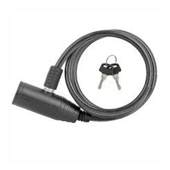 Cadeado Articulado Espiral Com Chave E Suporte Zoli 6x1000
