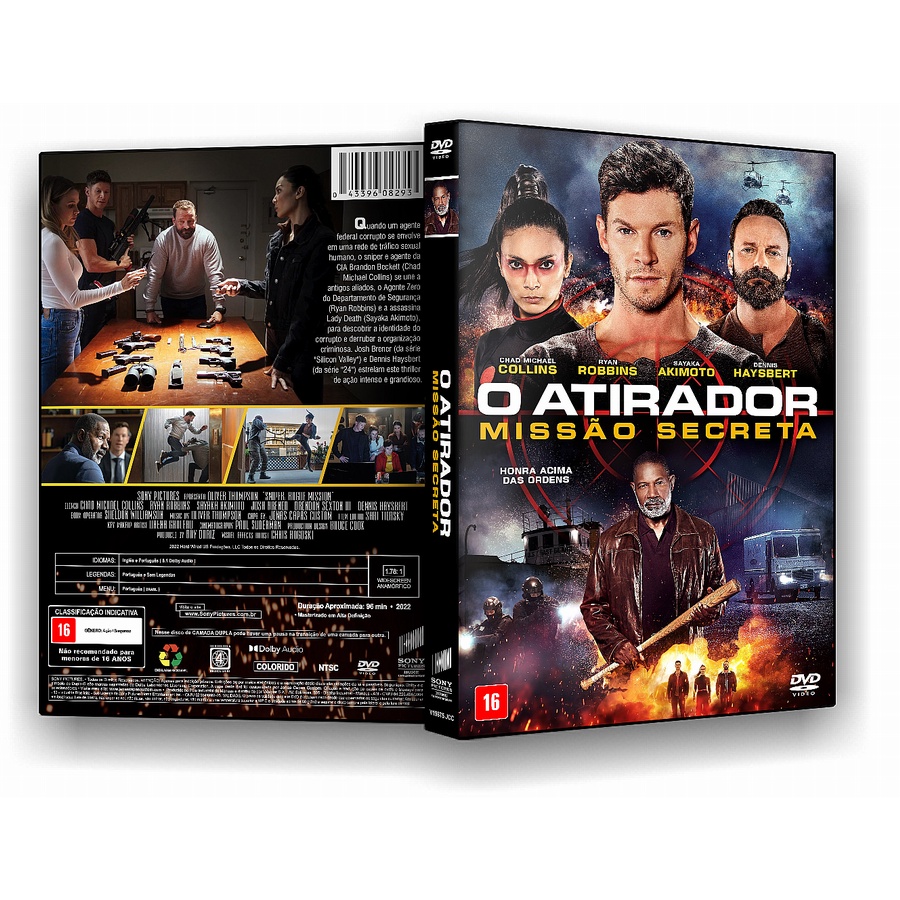Dvd O Atirador: Missão Secreta (dublado E Legendado)