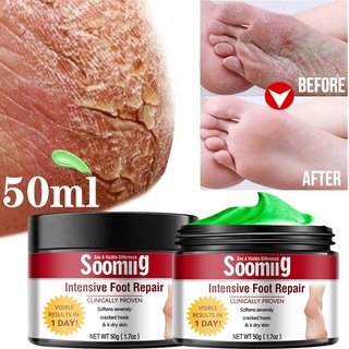 Soomiig 50g Óleo Anti-Secagem Crack Foot Cream Removedor De Rachaduras Creme De Reparo Remoção De Pele Morta Pés Para As Mãos Máscara Os