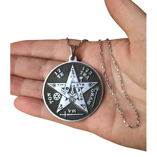 Pentagrama Tetragrammaton Esoterismo Magia Ocultismo 4.7cm.
