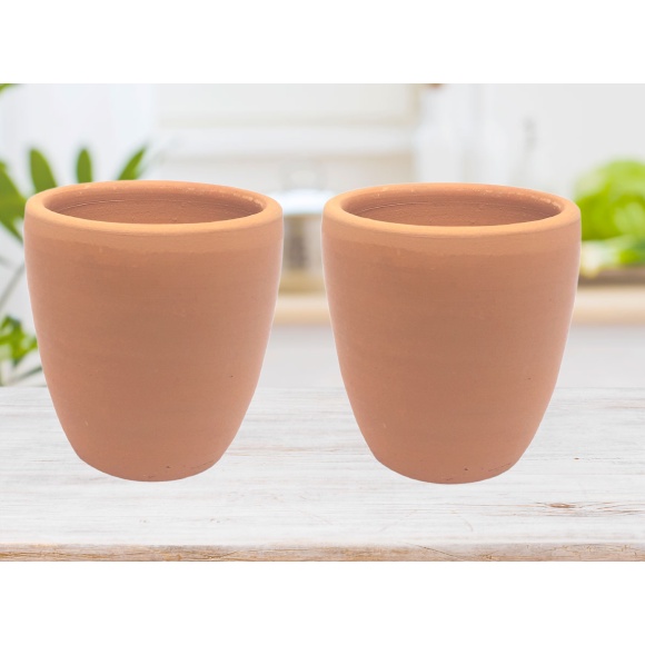 Copo de Barro Para Moringa 2 Unidades Água Fresca em Oferta na Shopee