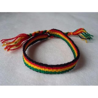 kit Pulseira Do Bob Marley Reggae Jamaica amizade colorido estilo feminino masculino infantil