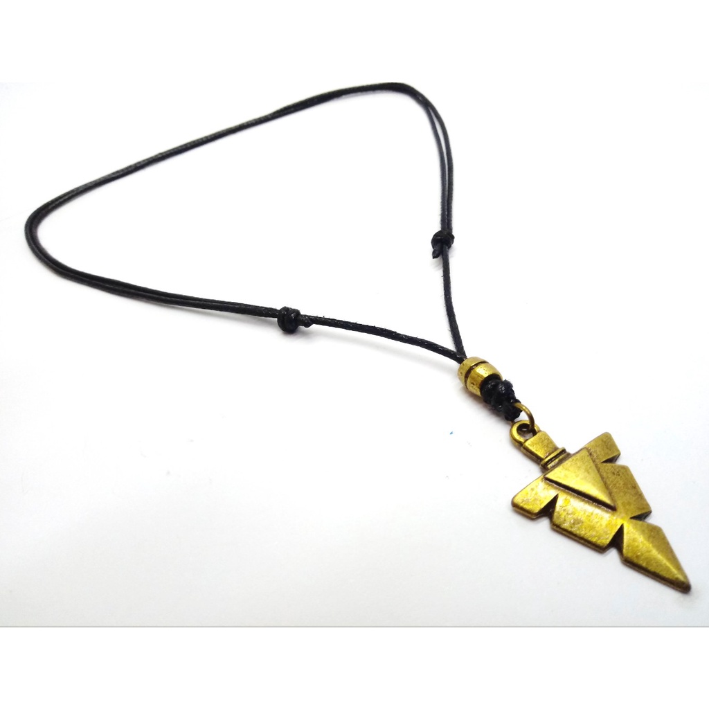 Colar Masculino Com Pingente Ponta Flecha Tribal Arrow Arqueiro | Oro Velho Vintage REF: 221
