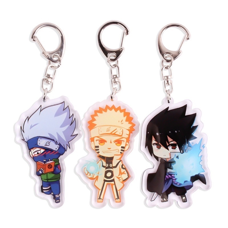 Naruto Keychain Kakashi Keychain Naruto Key Pingente Desenho