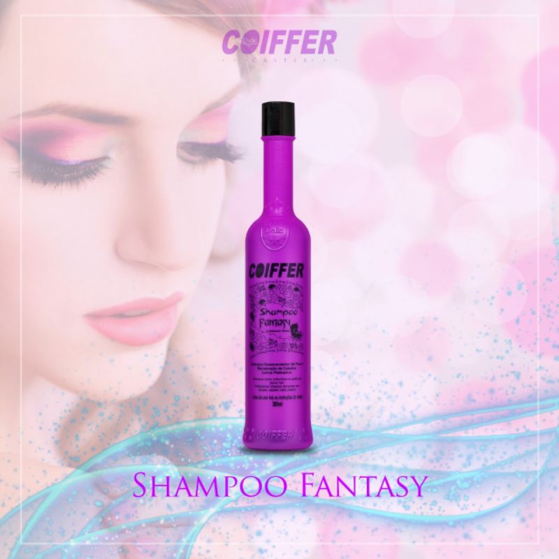 Shampoo Para Cabelos Loiros Fantasy Coiffer 300ml Shopee Brasil