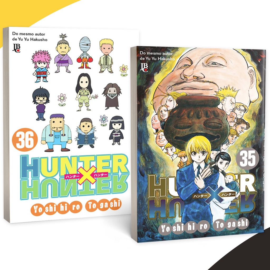 Hunter X Hunter Vols 35 36 Manga Jbc Lacrados Shopee Brasil