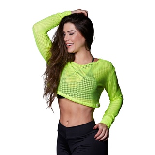Cropped Feminino Fitness Poliéster SOUTH Cores Diversas