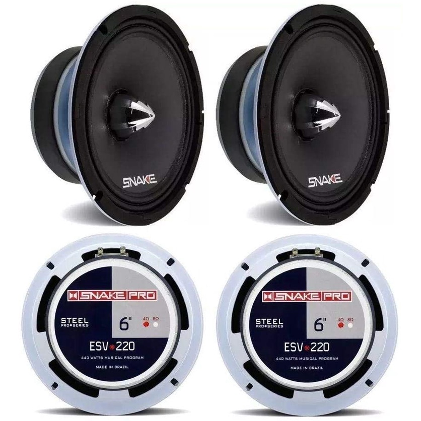 Alto Falantes Woofer Snake Pro 6x9 Esv 220w Rms 4 Ohms Par Shopee